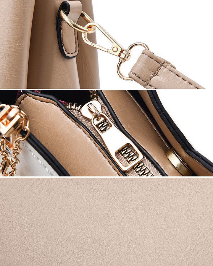 Sophia | Two-Tone Structured Handbag