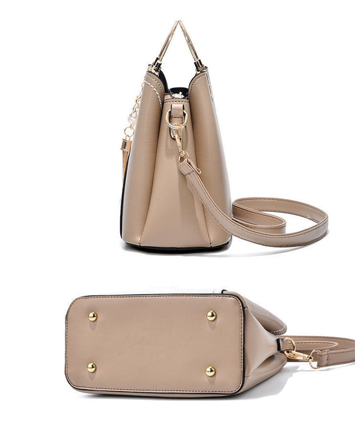 Sophia | Two-Tone Structured Handbag
