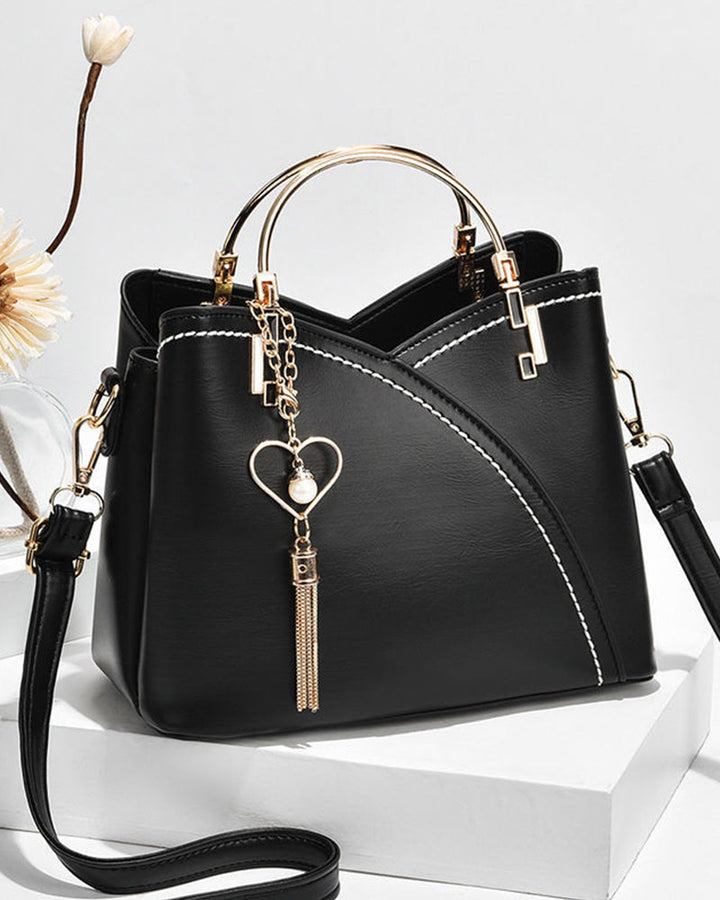 Sophia | Two-Tone Structured Handbag