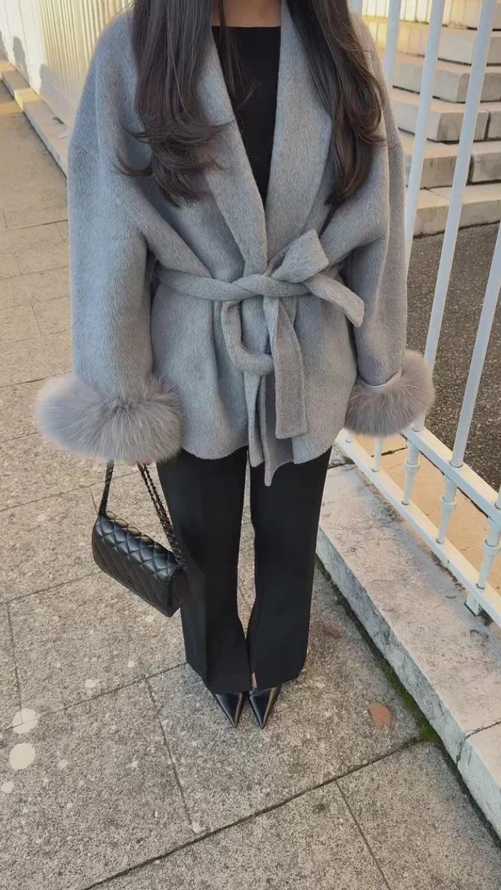 Belgravia™ | Refined Winter Belted Coat