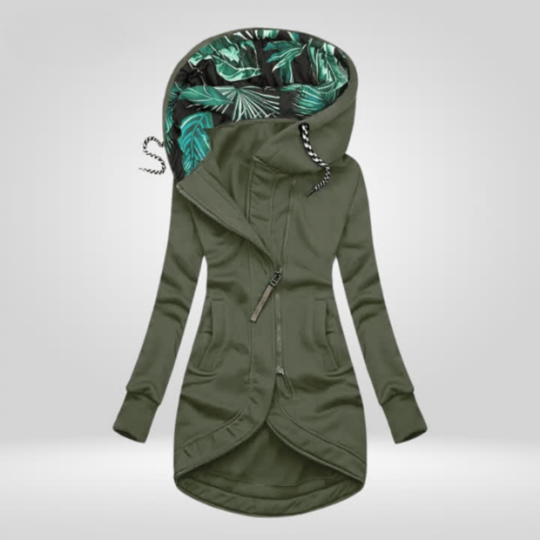 Amara™ | Floral Lined Winter Coat