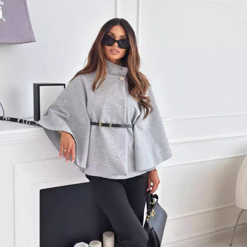 Lea Luxe™ | Elegant Butterfly Cape Jacket