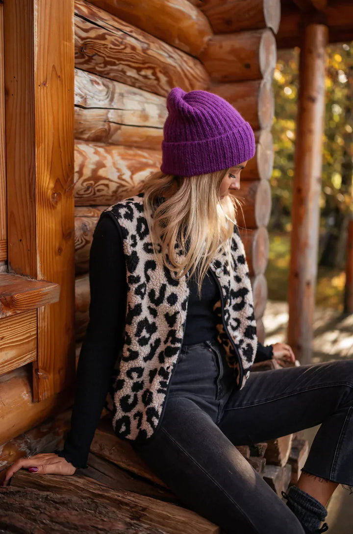 Amber™ | Statement Leopard Gilet