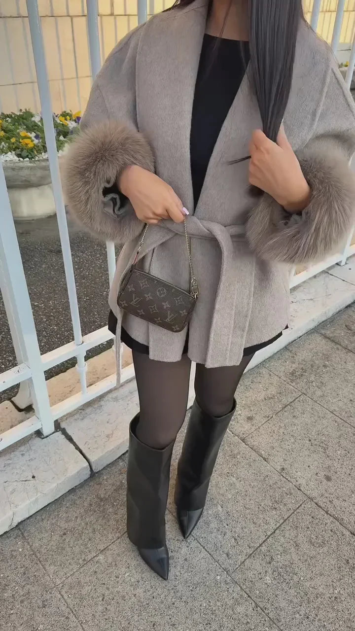 Belgravia™ | Refined Winter Belted Coat