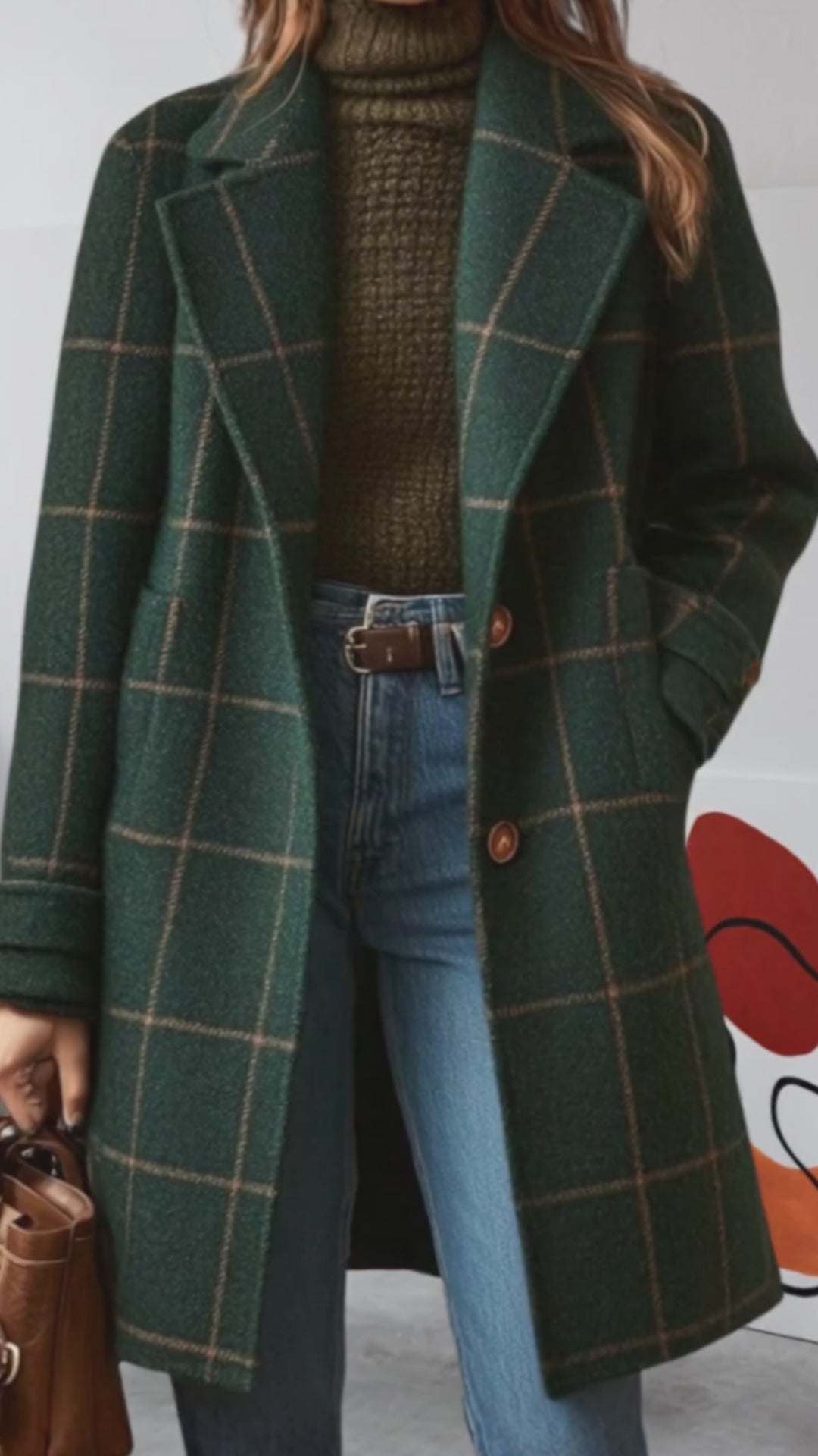 Fiona – Classic Check Coat